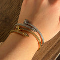 Crystal Nail Bracelet