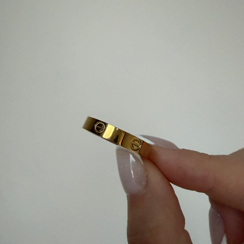 Gold Love Ring