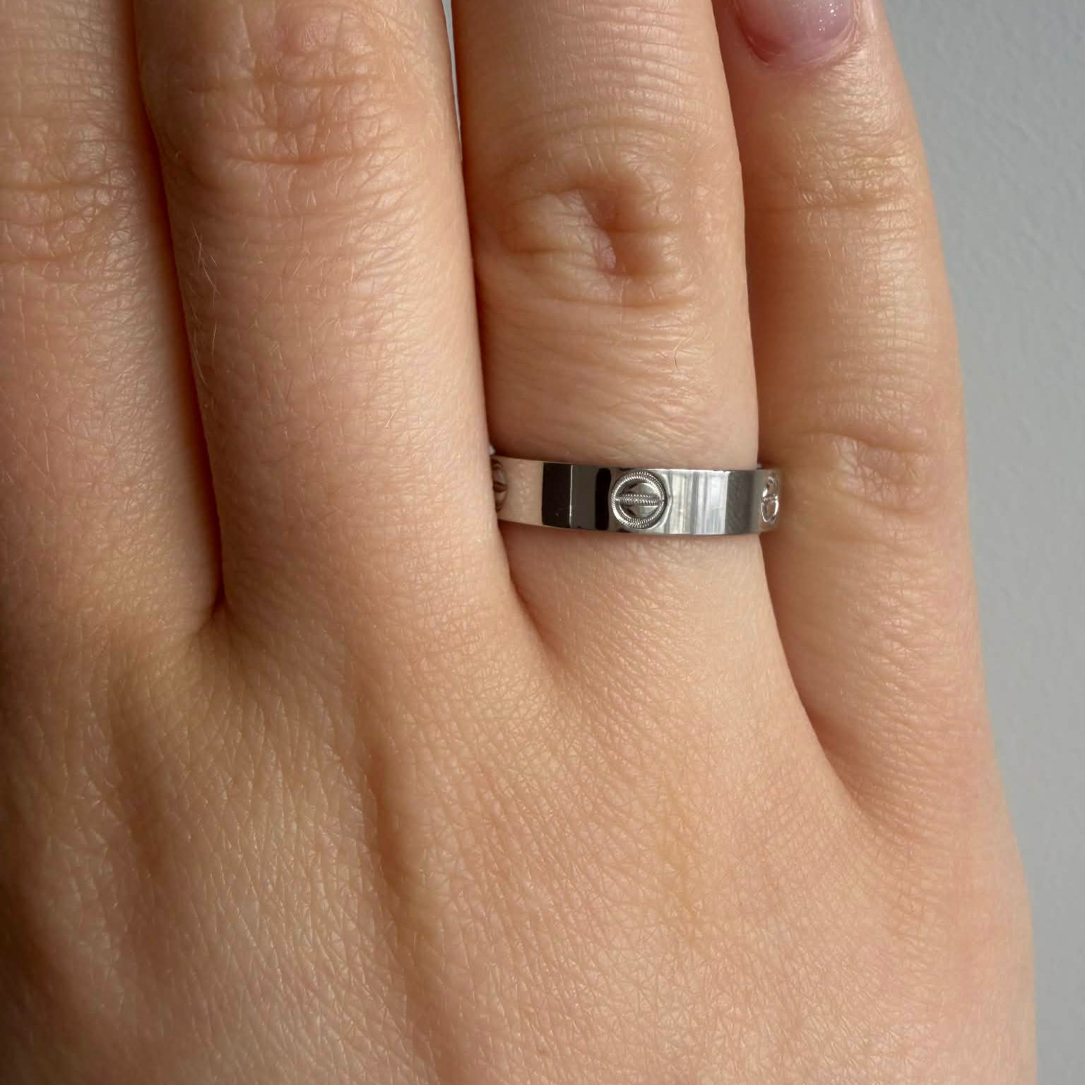 Silver Love Ring